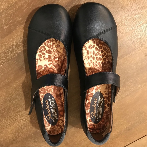 skechers mary jane navy